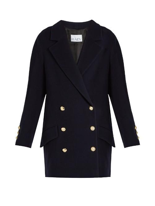 Raey Double-breasted Wool And Cashmere-blend Coat