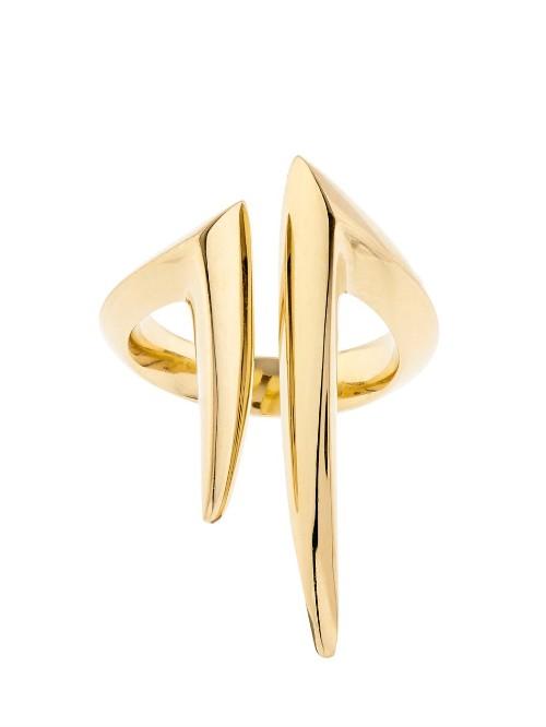 Shaun Leane Yellow-gold Split Ring