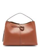 Matchesfashion.com Wandler - Ava Medium Topstitched-leather Tote Bag - Womens - Tan