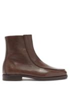 Jacques Solovire - Pierrot Leather Boots - Mens - Brown