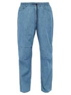 Matchesfashion.com Kuro - Elasticated Waist Slubbed Denim Jeans - Mens - Indigo