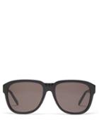 Matchesfashion.com Brioni - Square Acetate Sunglasses - Mens - Black