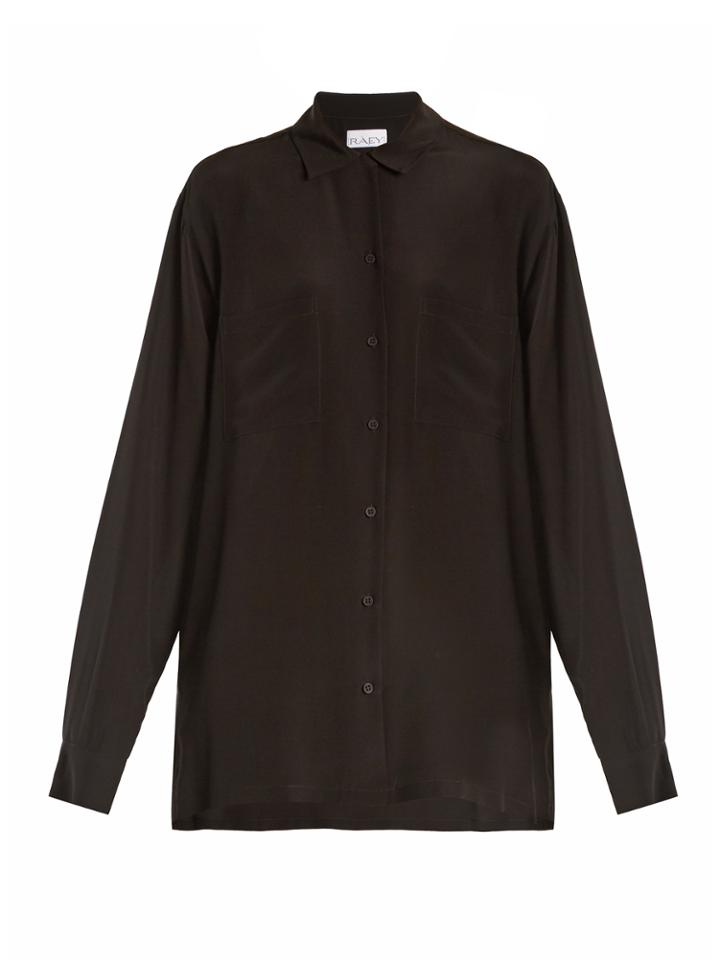 Raey Two-pocket Silk Shirt