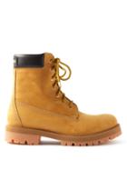 Vetements - Logo Suede Trucker Boots - Mens - Beige