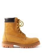 Vetements - Logo Suede Trucker Boots - Mens - Beige