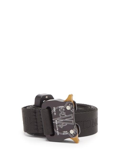 Matchesfashion.com 6 Moncler 1017 Alyx 9sm - Rollercoaster-buckle Grosgrain Belt - Mens - Black