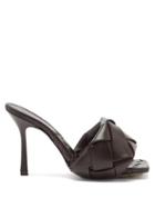 Matchesfashion.com Bottega Veneta - The Lido Intrecciato Leather Mules - Womens - Dark Brown