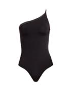 Matchesfashion.com Haight - One Shoulder Swimsuit - Womens - Black