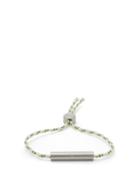 Matchesfashion.com Alice Made This - Charlie Stainless Steel And Cord Bracelet - Mens - White