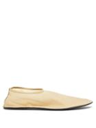 Matchesfashion.com The Row - Mesh Slipper Flats - Womens - Beige