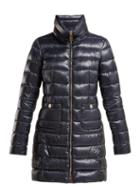 Matchesfashion.com Herno - Quilted Nylon Down Filled Jacket - Womens - Dark Blue