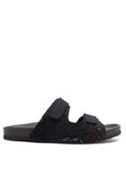 Matchesfashion.com By Walid - Yves Vintage-beadwork Sandals - Mens - Black