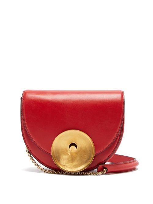 Matchesfashion.com Marni - Monile Leather Cross Body Bag - Womens - Red