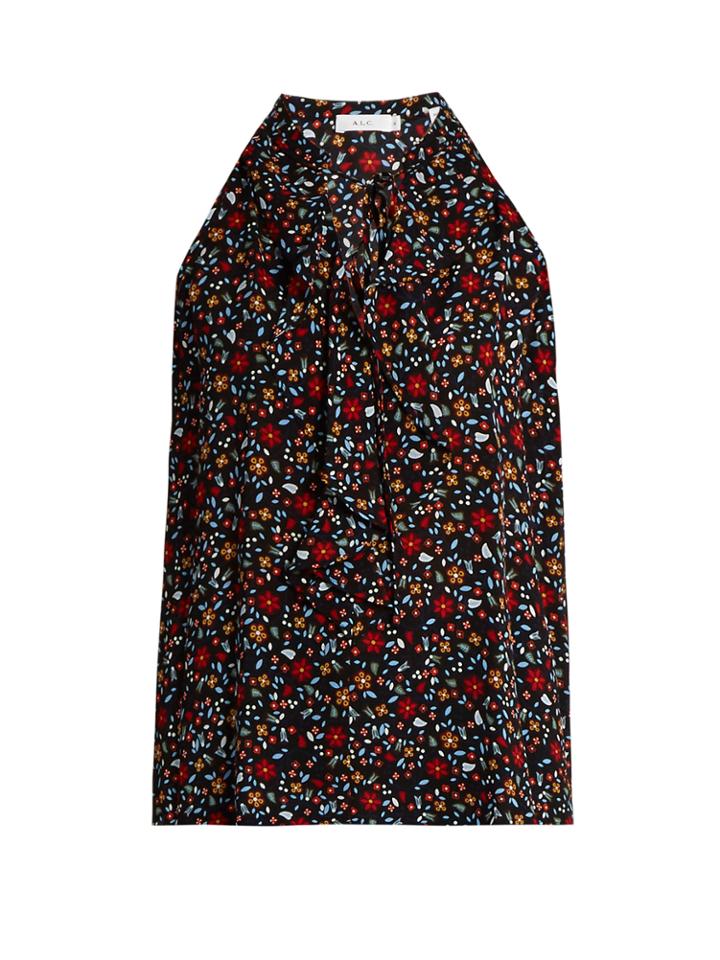 A.l.c. Steele Sleeveless Silk Top