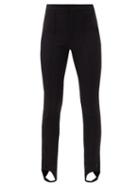 Matchesfashion.com Moncler Grenoble - Stirrup Skinny-fit Ski Trousers - Womens - Black