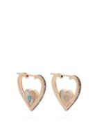 Matchesfashion.com Noor Fares - Anahata Diamond & 18kt Gold Earrings - Womens - Multi