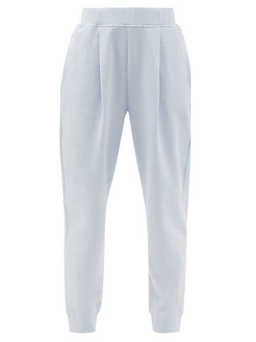 Matchesfashion.com Max Mara Leisure - Bric Track Pants - Womens - Light Blue