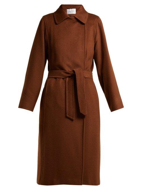 Matchesfashion.com Max Mara - Manuela Coat - Womens - Brown