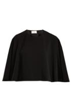 Matchesfashion.com The Row - Marcy Stretch Cady Cape - Womens - Black
