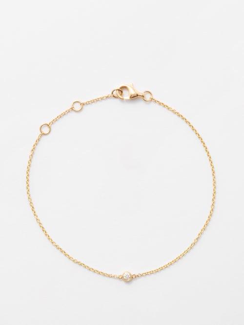 Rosa De La Cruz - Diamond & 18kt Gold Bracelet - Womens - Gold Multi