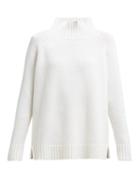 Matchesfashion.com Allude - High Neck Cashmere Sweater - Womens - Ivory