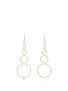 Matchesfashion.com Fernando Jorge - Aerial Loops Diamond & 18kt Gold Drop Earrings - Womens - Gold