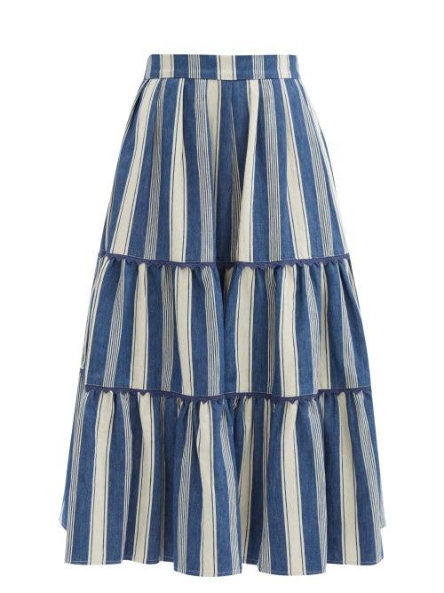 Weekend Max Mara - Baruffa Skirt - Womens - Blue