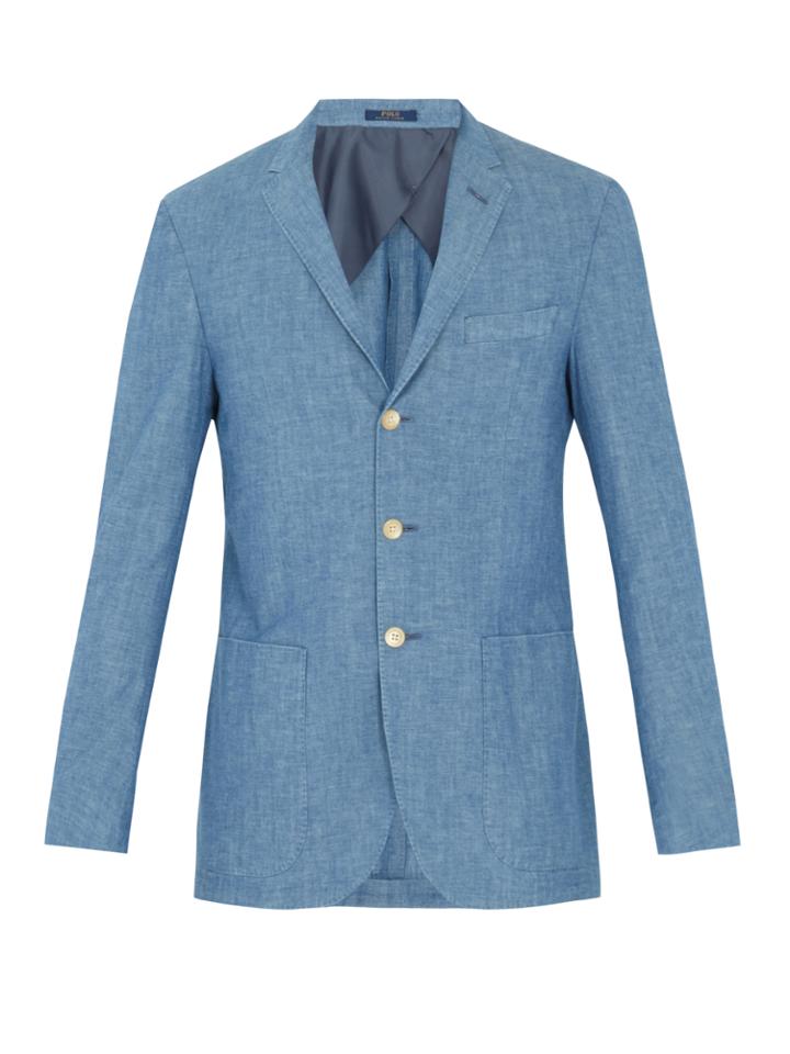 Polo Ralph Lauren Single-breasted Cotton Blazer