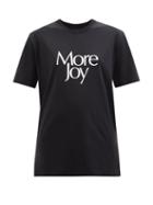 More Joy By Christopher Kane - More Joy-print Cotton-jersey T-shirt - Womens - Black