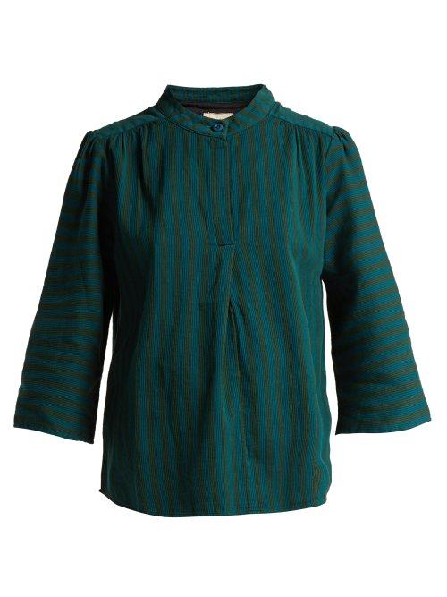 Matchesfashion.com Ace & Jig - Katherine Cotton Top - Womens - Emerald