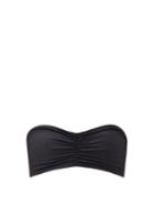 Matchesfashion.com Jade Swim - Ava Gathered Bandeau Bikini Top - Womens - Black