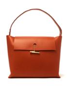 Sophie Hulme Large Pinch Leather Tote Bag
