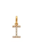 Matchesfashion.com Burberry - I Crystal Embellished Letter Charm - Womens - Crystal