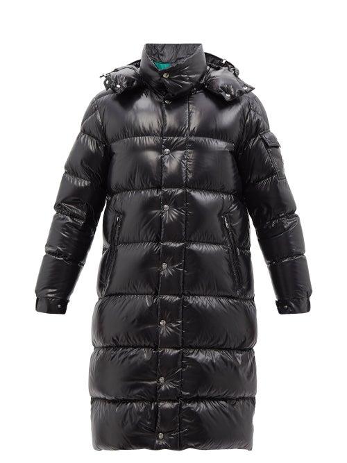 Moncler - Hanoverian Hooded Quilted Down Parka - Mens - Black