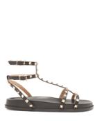 Valentino Submerge Rockstud Leather Sandals