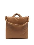 Matchesfashion.com Kassl Editions - Oil Medium Padded Cotton-blend Canvas Tote - Mens - Camel