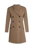 Brunello Cucinelli Monili-embellished Taffeta Trench Coat