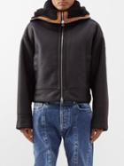 Y/project - Split Wire Faux-leather Jacket - Mens - Black