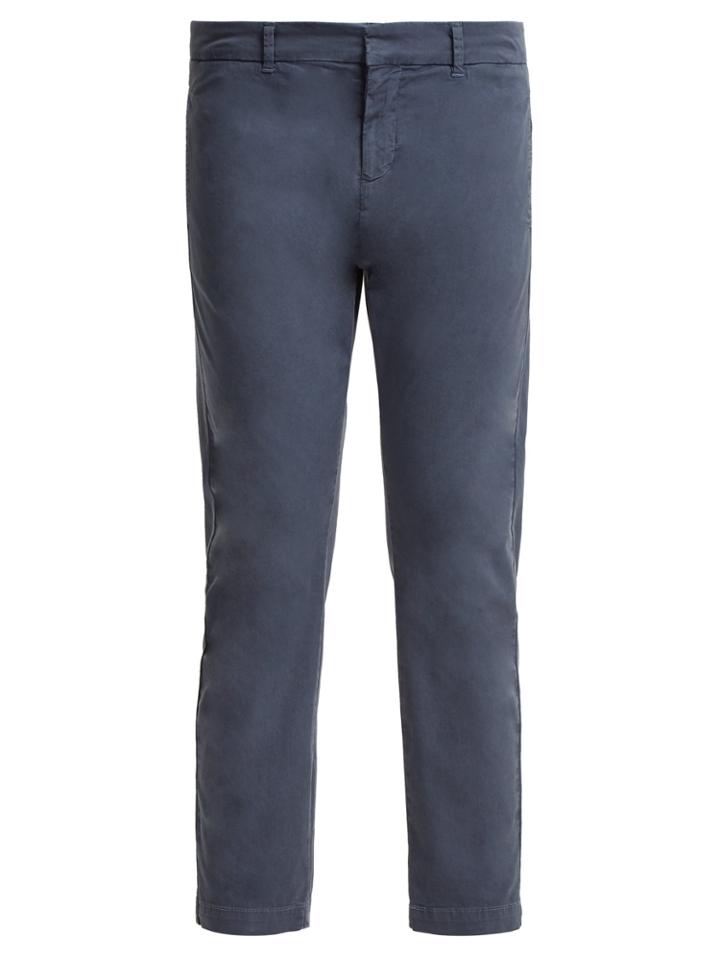 Nili Lotan Tel Aviv Straight-leg Cotton Trousers