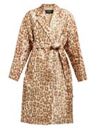 Matchesfashion.com Rochas - Okawa Leopard-print Taffeta Coat - Womens - Leopard