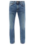 Nudie Jeans - Gritty Jackson Organic-cotton Straight-leg Jeans - Mens - Blue