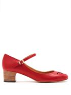 A.p.c. Rania Mary-jane Leather Pumps