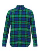 Matchesfashion.com Polo Ralph Lauren - Custom Fit Checked Cotton Flannel Shirt - Mens - Multi