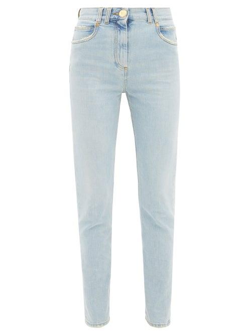 Balmain - High-rise Skinny Jeans - Womens - Denim