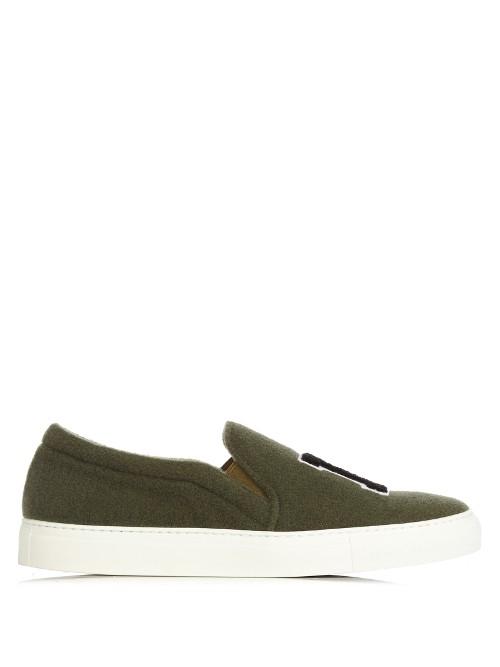 Joshua Sanders La Felt Slip-on Trainers