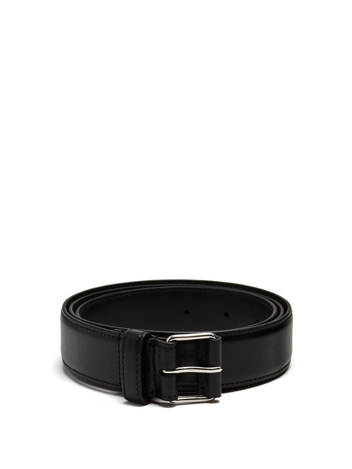 Givenchy Logo-print Buckle Leather Belt