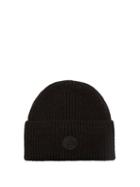 Fusalp - Logo-patch Merino-wool Beanie Hat - Womens - Black