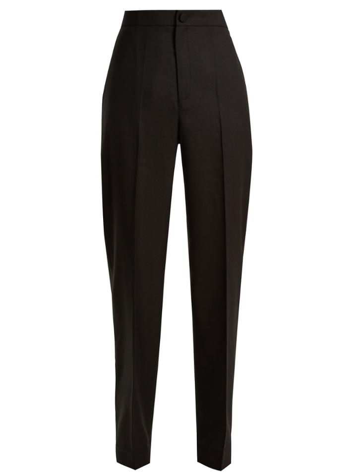 Jacquemus High-rise Straight-leg Wool Trousers