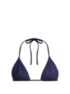 Matchesfashion.com On The Island - Cobra Bikini Top - Womens - Navy Multi