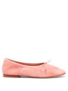 Matchesfashion.com Mansur Gavriel - Dream Suede Ballet Flats - Womens - Light Pink
